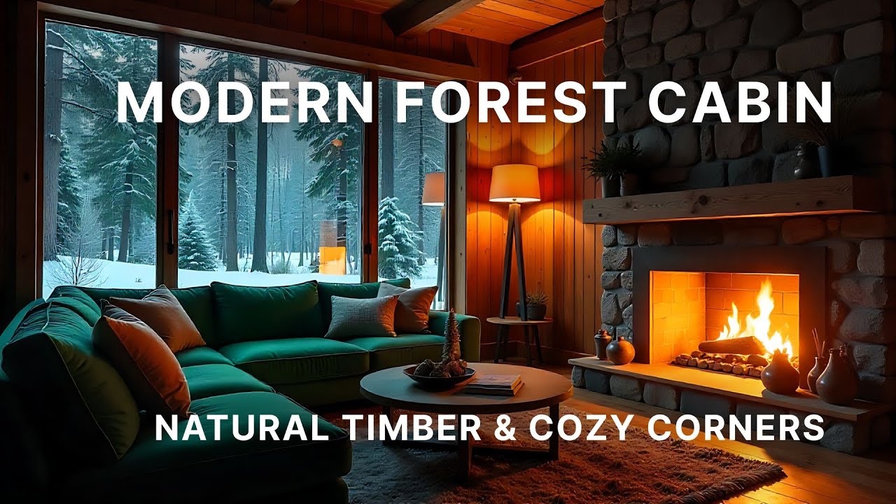 Forest Cabin Modern — Cozy Timber & Nature-Inspired Interiors