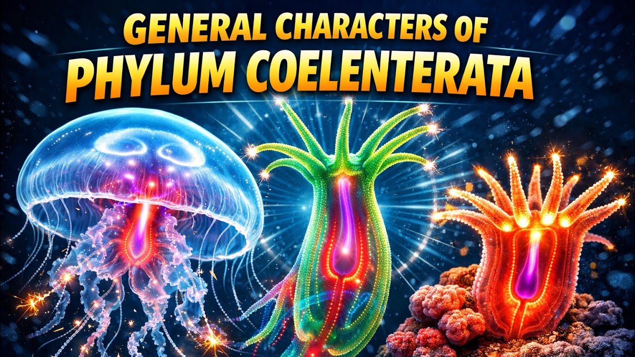 General Characters Of Phylum Coelenterata Bsc Zoology #generalcharatersofphylumcoelenterata