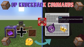 Command Block Tutorial #52: OP Knockback Commands in Minecraft (1.14+)