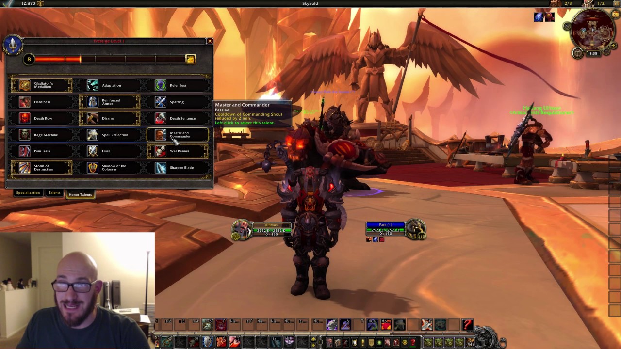 7.1.5 PTR Arms Warrior Talents!