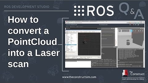 [ROS Q&A] 120 - How To Convert a PointCloud Into a Laser Scan