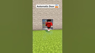 Minecraft Automatic Door😱 #minecraft #shorts
