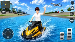 3D Driving Class Water Jet Ski Ride 🌊 Epic Water Adventure & Airplane Flyover | Realistic Gameplay screenshot 5