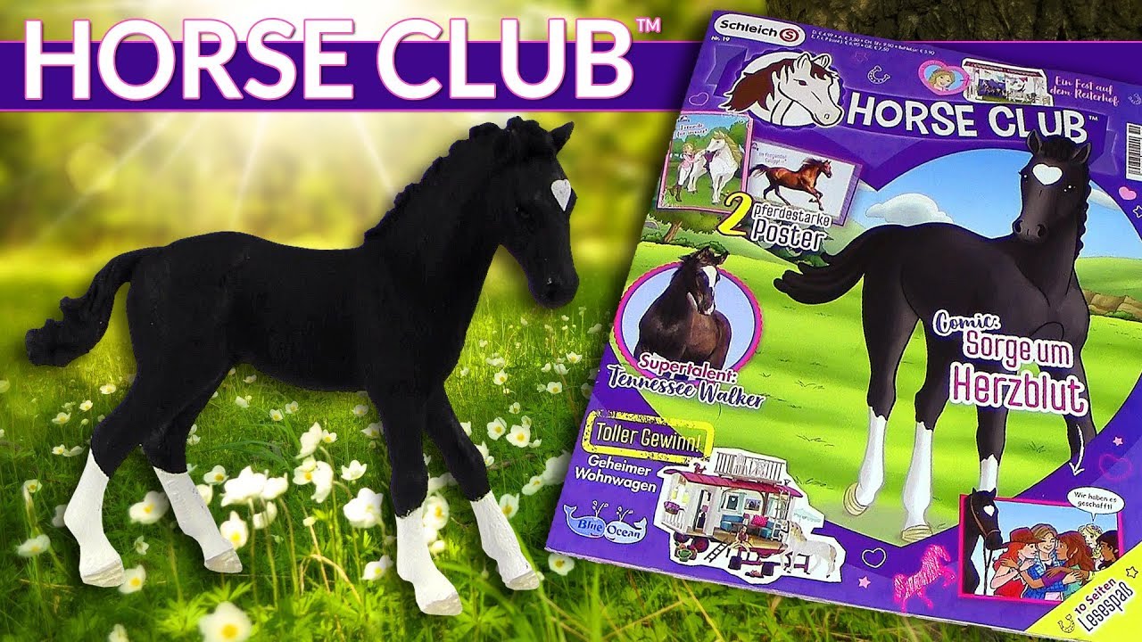 Schleich Horse Club Nr 19 Tennessee Walker Fohlen Mit Herzblesse Youtube