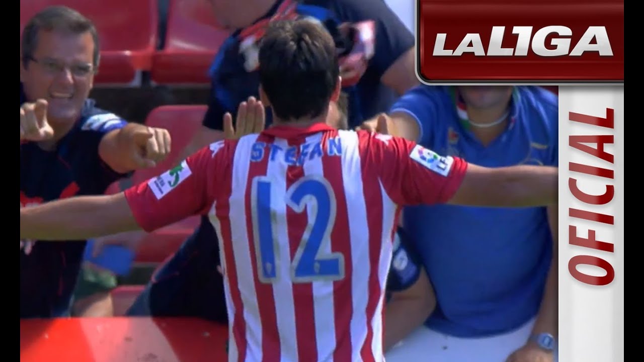 Gol de Scepovic (3-0) en el Sporting de Gijón - Mallorca - HD