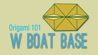 Origami 101: W-Boat or Catamaran Base Fold {EASY} | Nekkoart