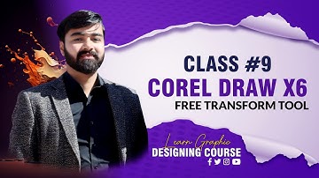CorelDRAW X6 | Free Transform Tool | Class #9