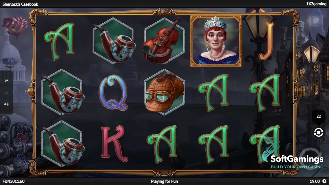 1x2 Network - Sherlock's Casebook - Gameplay Demo