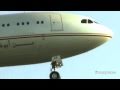 Etihad airbus a340600 landing abu dhabi intl airport