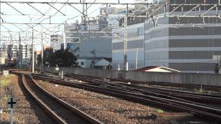 【HD】EF64-1019 貨物列車(1554レ EF64原色 タキ44000回送付) 名古屋駅