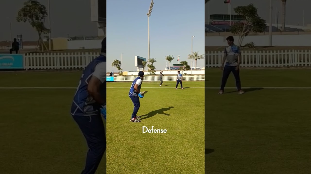 Defensive Shot 🏏💯 