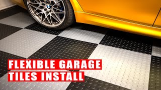 Installing Coin Nitro Flex Tiles In My Garage - Easy