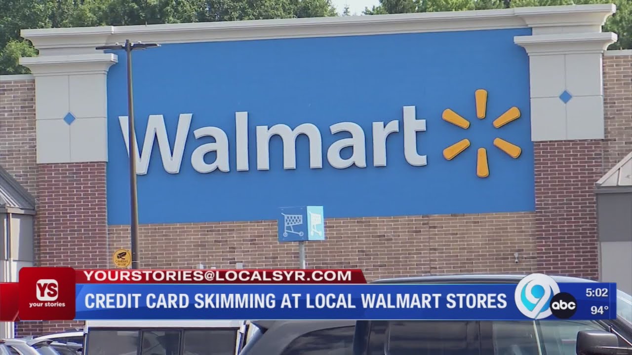 Credit card skimming at local Walmart stores - YouTube