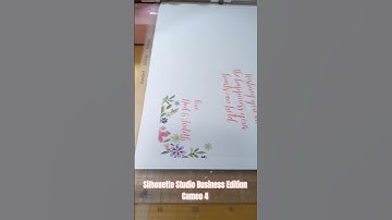 Silhouette Studio Business Edition l Cameo 4 l Cutting