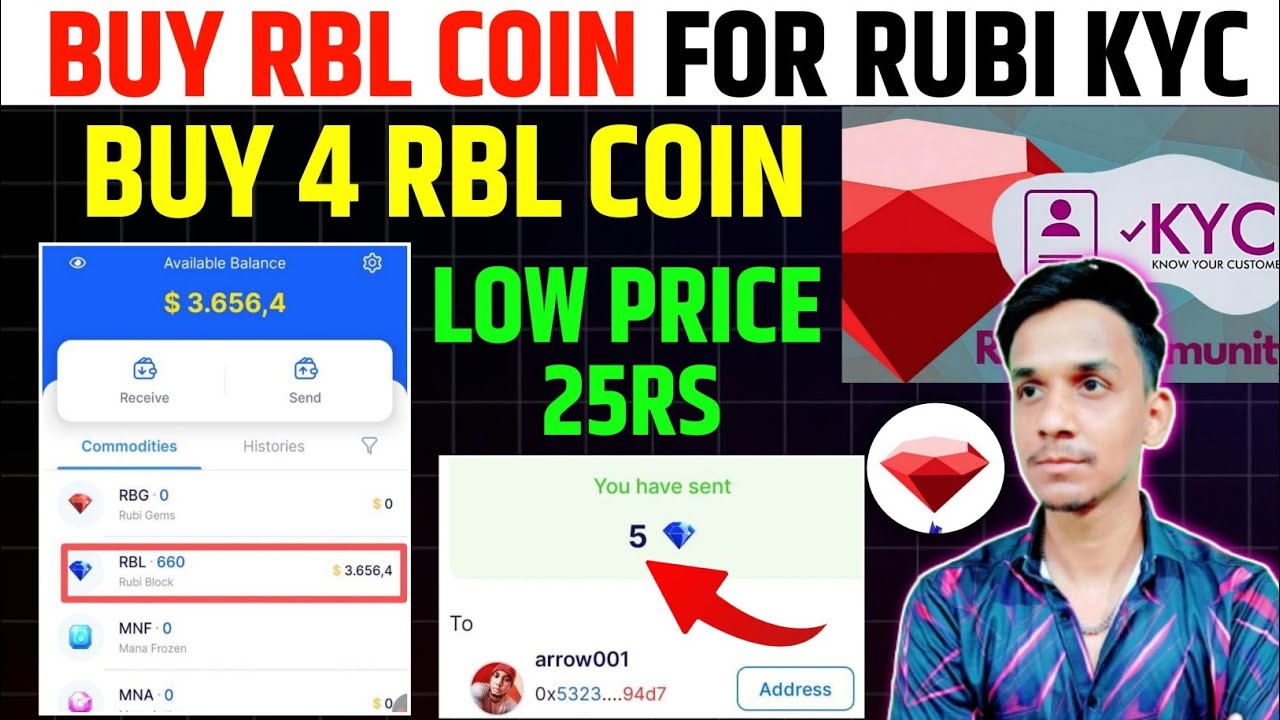 🛜 How To Buy RBl Coin For Rubi Kyc✨Rubi Network Kyc Verification~Rubi Network Rbl Koi Kaise Buy Kare