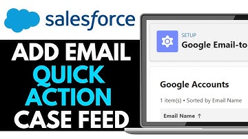 How to Add Email Quick Action on Case Feed in Salesforce 2025 (EASY GUIDE)