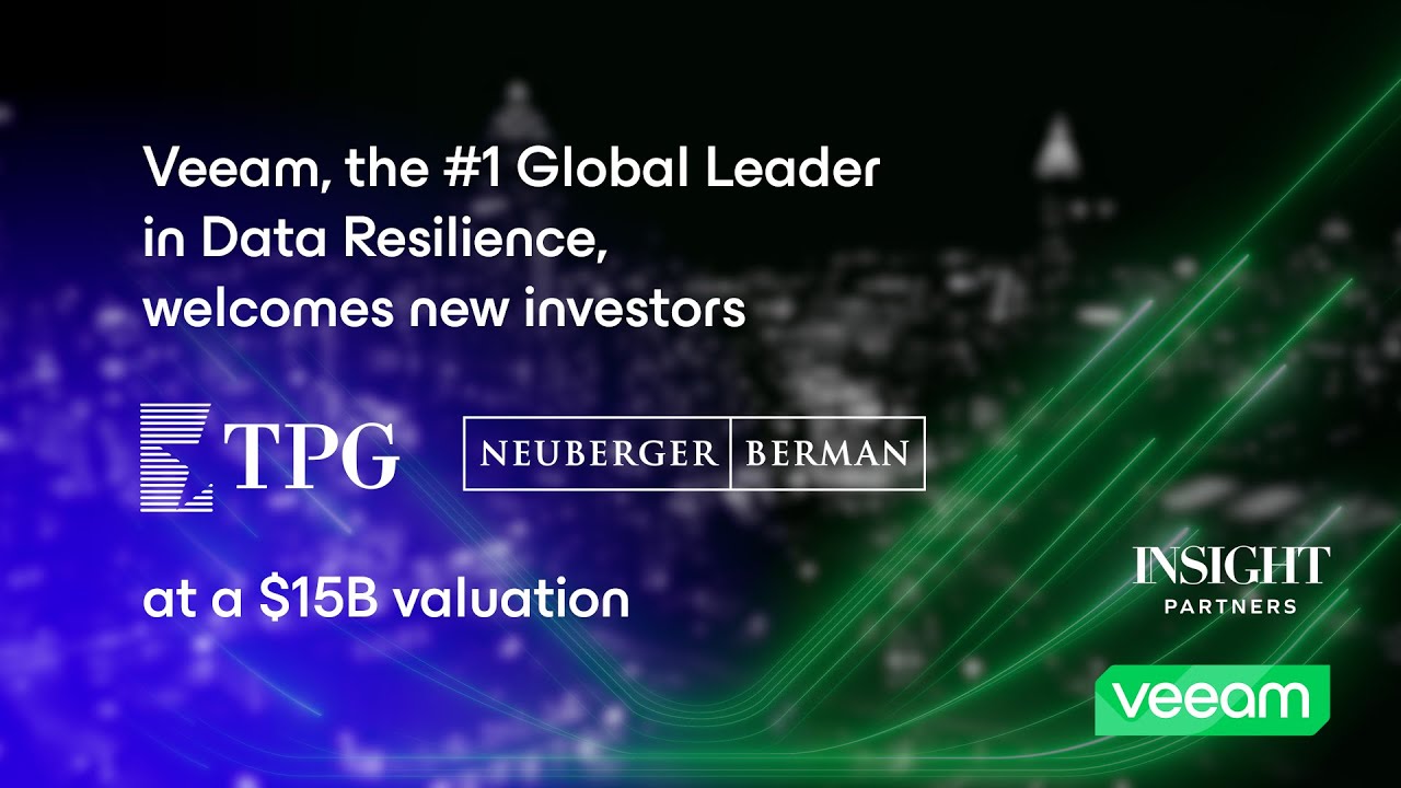 Veeam welcomes new investors with a $15 billion valuation
