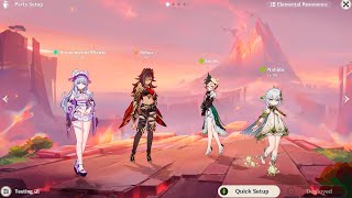 [5.4] Rotation ♦️ Burning ♦️ Mizuki Dehya Emilie Nahida