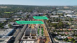 Drone flyover: T2D Project Southern Construction Precinct progress