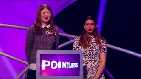 Contestant on Pointless gives the WORST answer in the show