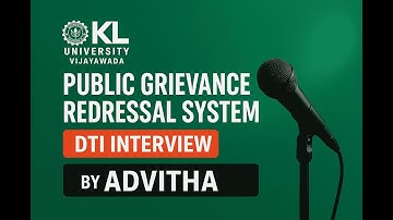 ADVITHA DTI INTERVIEWS VIDEOS (Project Name - Public Grievance Redressal System) sec - 10