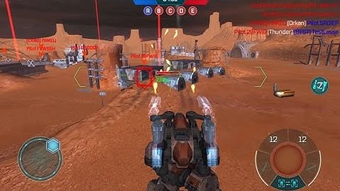 [Test Server] War Robots gameplay: Lancelot The Beacon Capturer and Heavy spirals