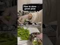 How to store fresh green peas for long period of time #greenpeas #shorts