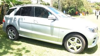 LILIAN MULI ARRIVES IN HER MERCEDES GLE AT AKOTHEE WEDDING WITH OMOSH!!