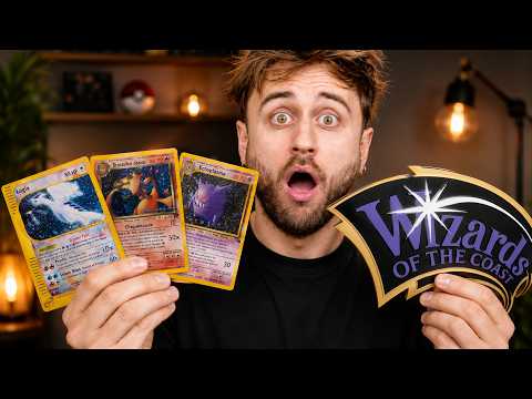 I'm checking out the Pokémon TCG WIZARDS block for the first time 😳 (1st time...)