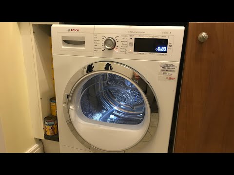 Bosch Heat Pump Tumble Dryer Quick Overview Demo Youtube