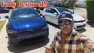 Restoring a Crashed 2024 VW GTI Mk8 Alongside My Mk7!