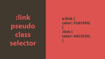 :link Pseudo Class Selector In CSS Explained !