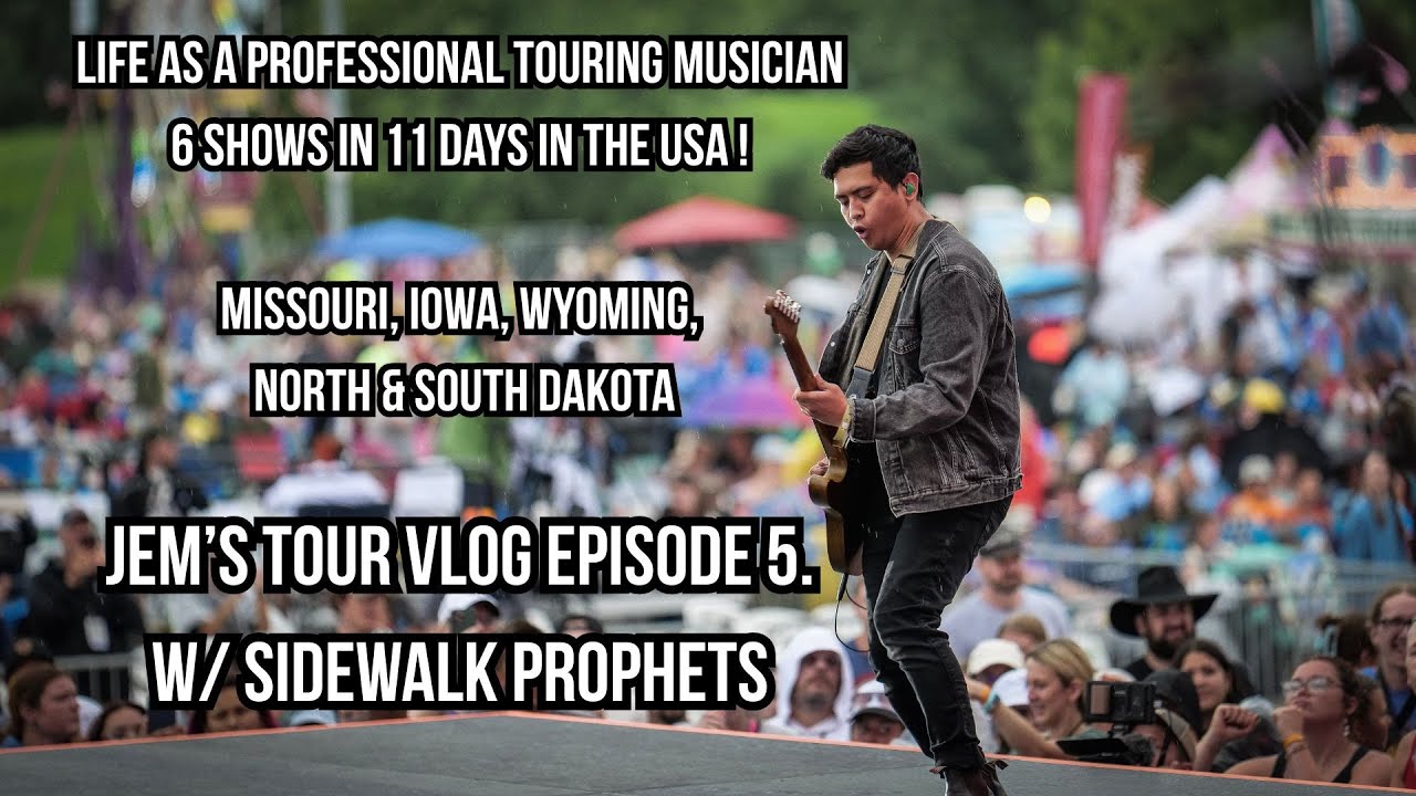 Life As A Touring Musician -  6 Shows In 11 Days On Tour In The USA | Jem's Tour VLOG Ep.5