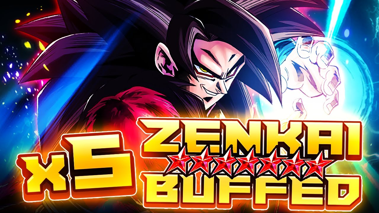 PURE PRIMAL RAGE! 5x ZENKAI BUFFED PUR SSJ4 GOKU STILL CRUSHES UNITS! | Dragon Ball Legends