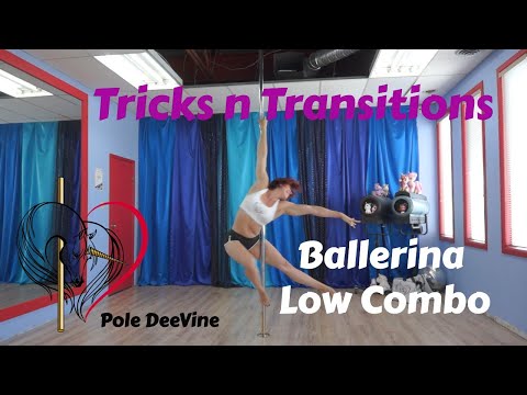 Pole Tricks N Transitions - Ballerina Low Combo (master pole fitness)