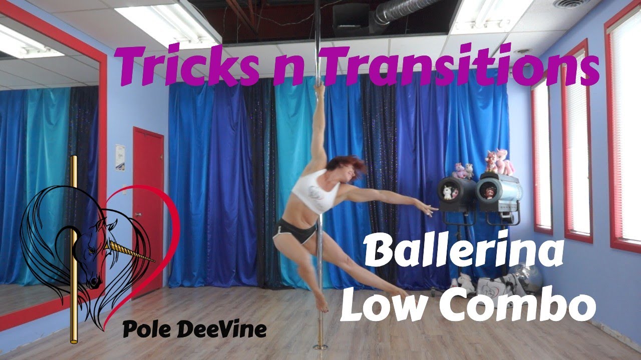 Pole Tricks N Transitions - Ballerina Low Combo (master pole fitness)
