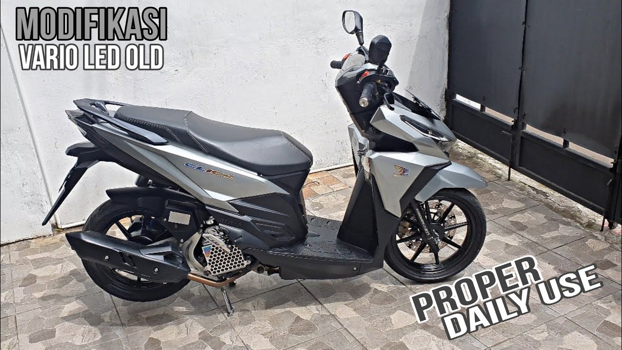 MODIFIKASI VARIO LED OLD || PROPER DAILY USE - YouTube