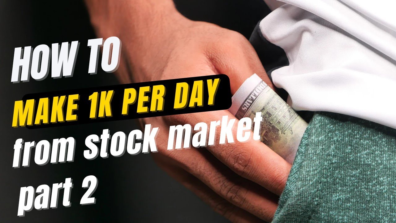 Earn 1000 rs per day from stock market by trading 24 times a year, PART ...