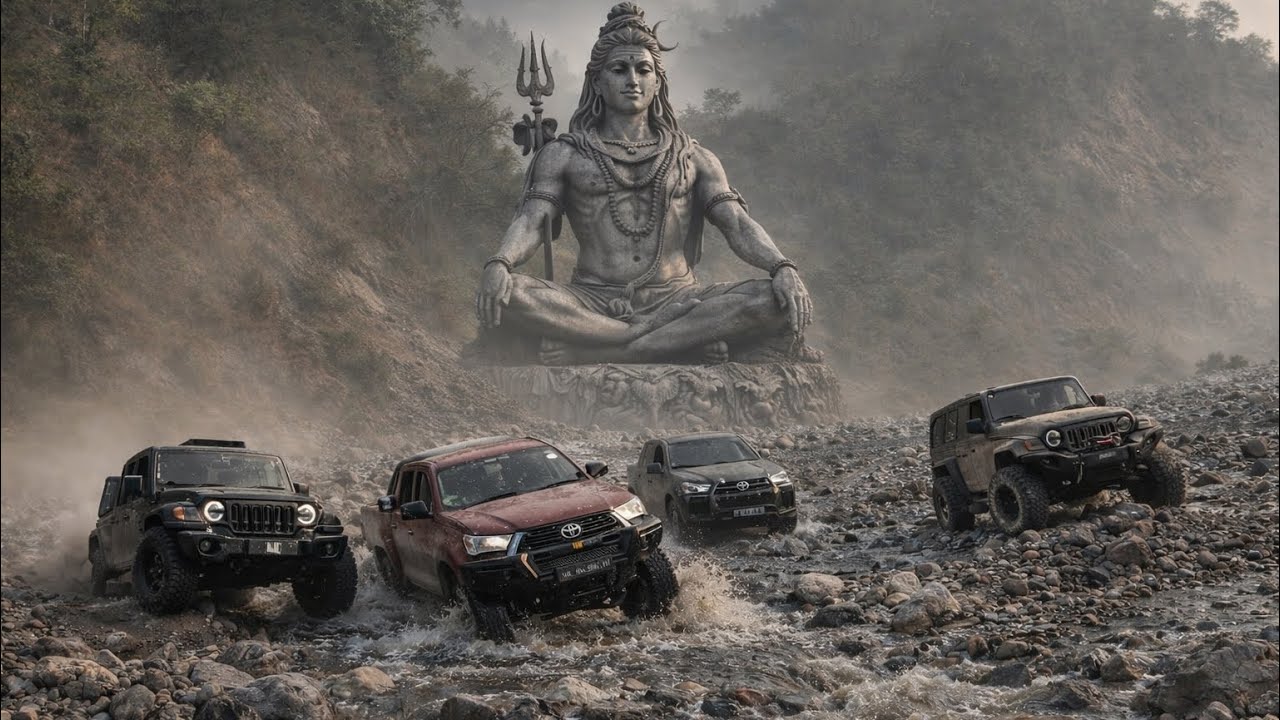 Offroading main hua Bawal new Thar Roxx fass gyi || @SmallTownRider4x4 @THAR_LOVER_1707 @sqv5665 