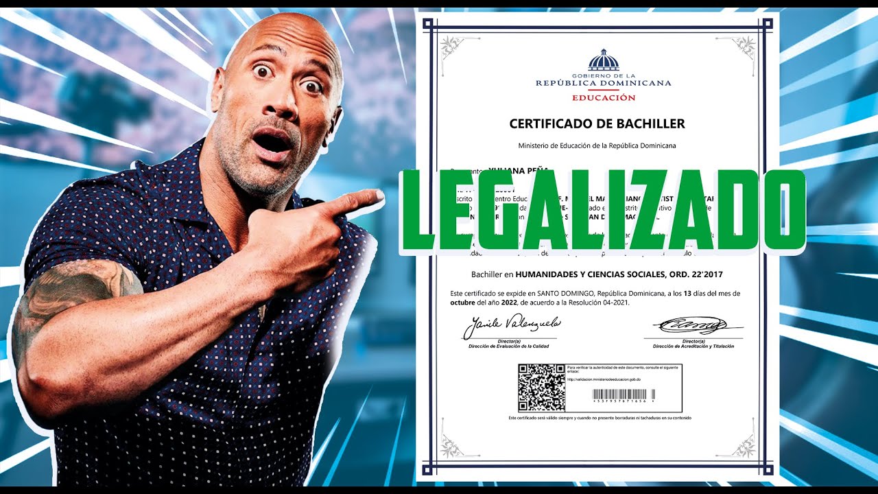Cómo obtener el CERTIFICADO DE BACHILLER legalizado por la MINERD