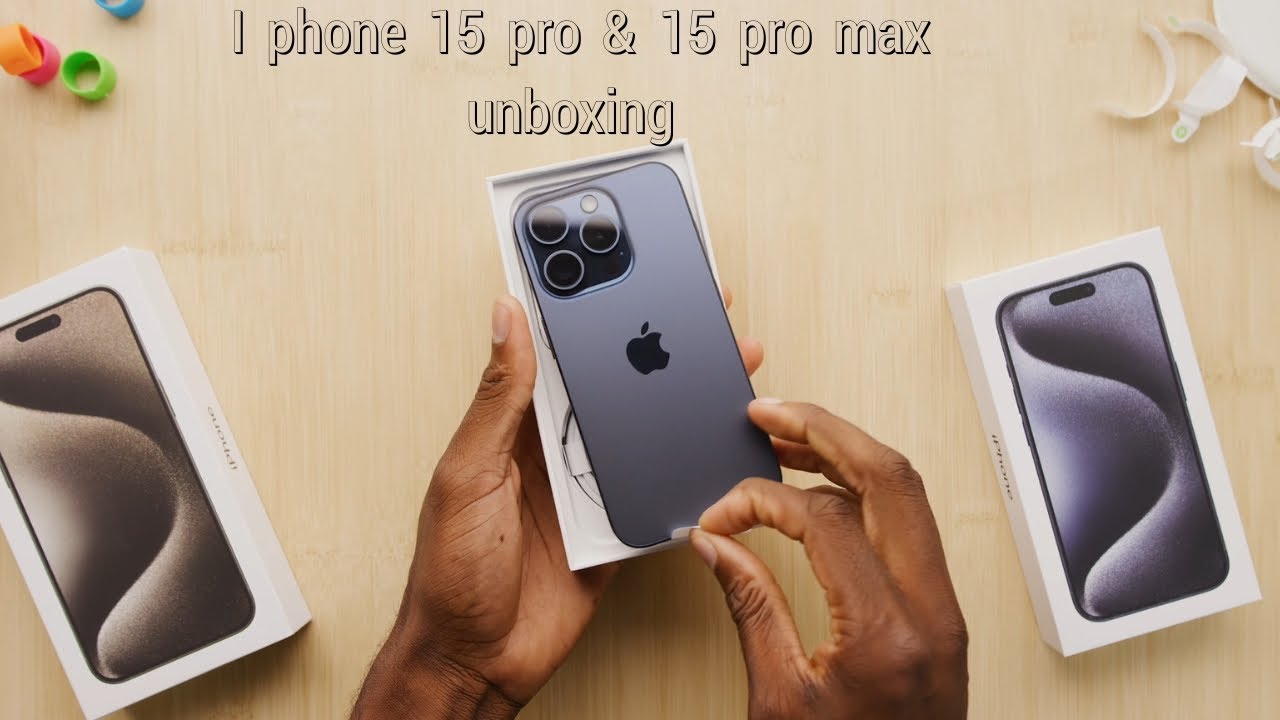 iPhone 15 Pro Unboxing video + Vs iPhone 13 Pro, Video published by  RourouinSG