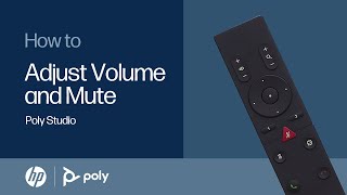 Polycom Studio: How to adjust volume and mute | HP Support