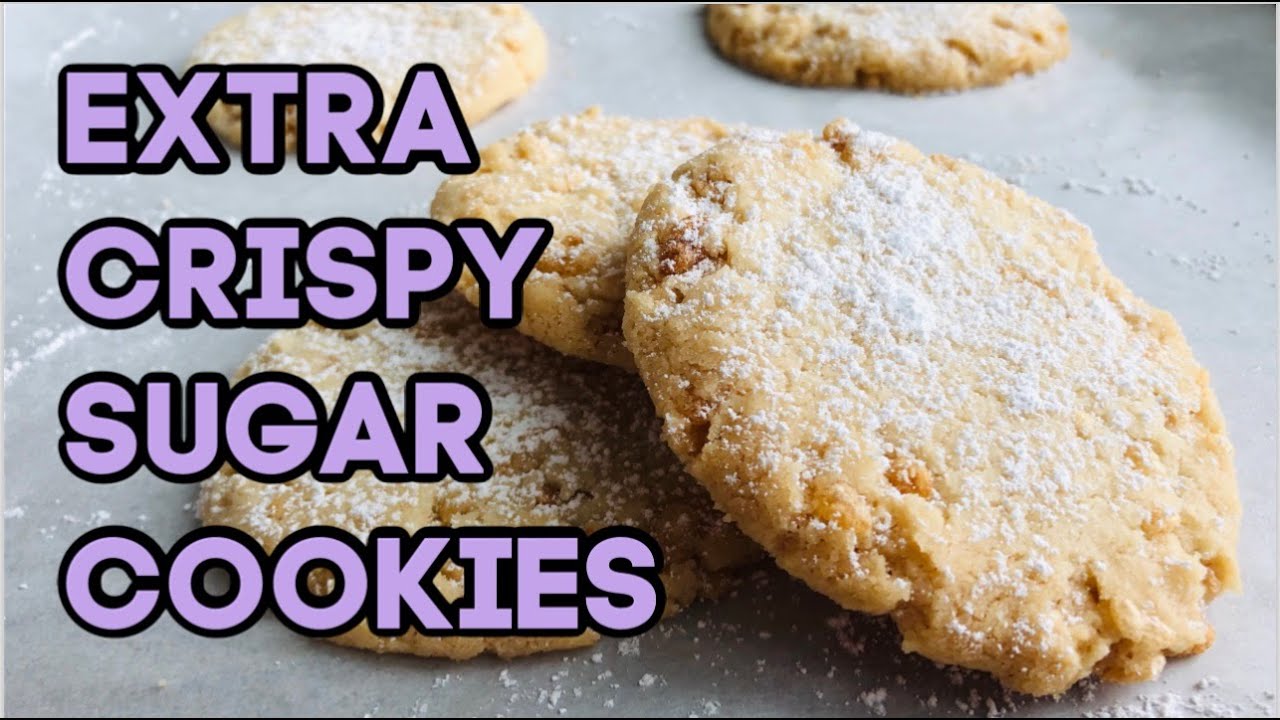 EXTRA CRISPY SUGAR COOKIES RECIPE Courteney's Kitchen YouTube