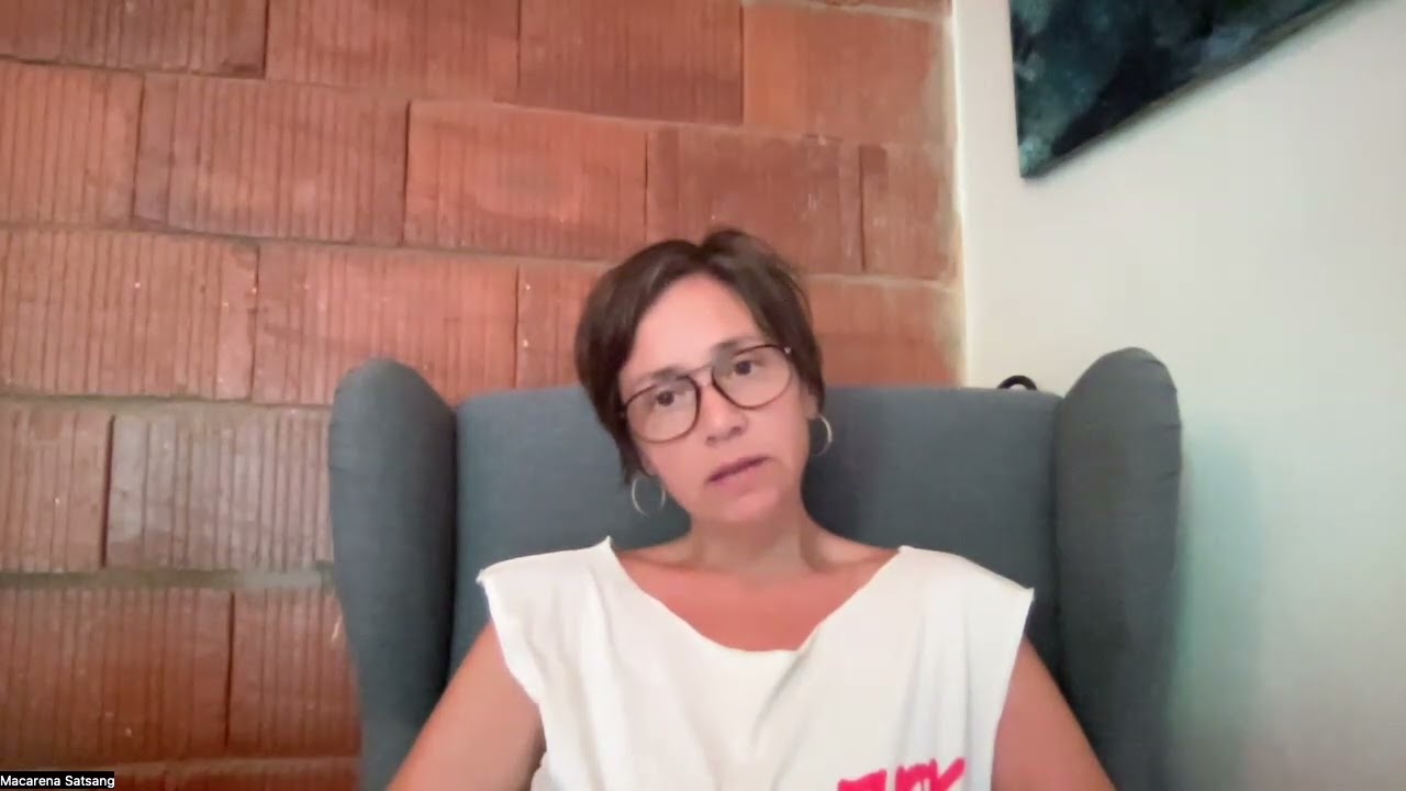 Satsang con Macarena. 