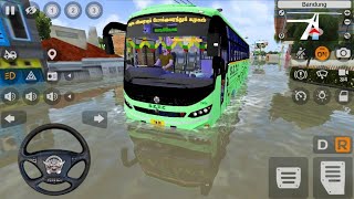 Extreme River Crossing: SETC Bus Stuck in Deep Water 😱 screenshot 5