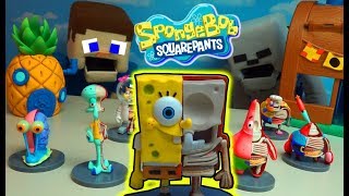 SKELETON SPONGEBOB FIGURES?! XRAY Hidden Dissectibles Unboxing