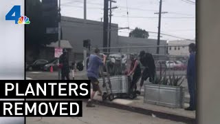 Homeless Advocates Celebrate Removal of Venice Planters, But Residents Feel Unsafe | NBCLA