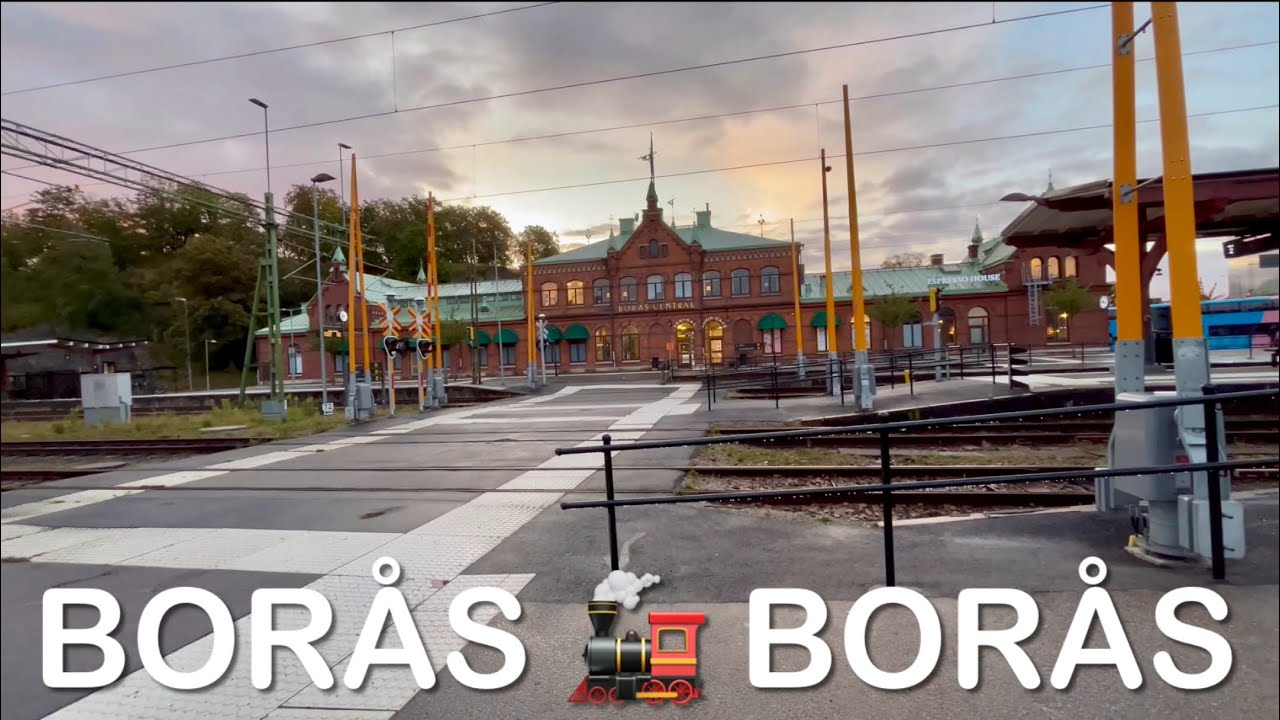 En dag på spåret / Tågresa från Borås till Borås - YouTube