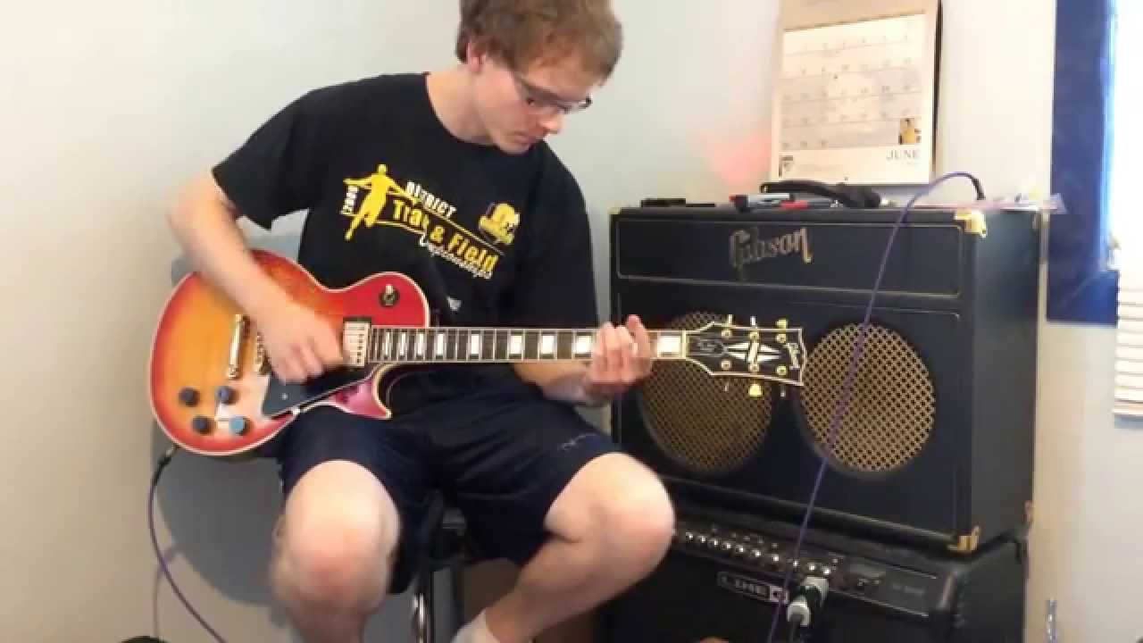 Trogly's Demos: 1993 Gibson Les Paul Custom Cherry Sunburst - YouTube