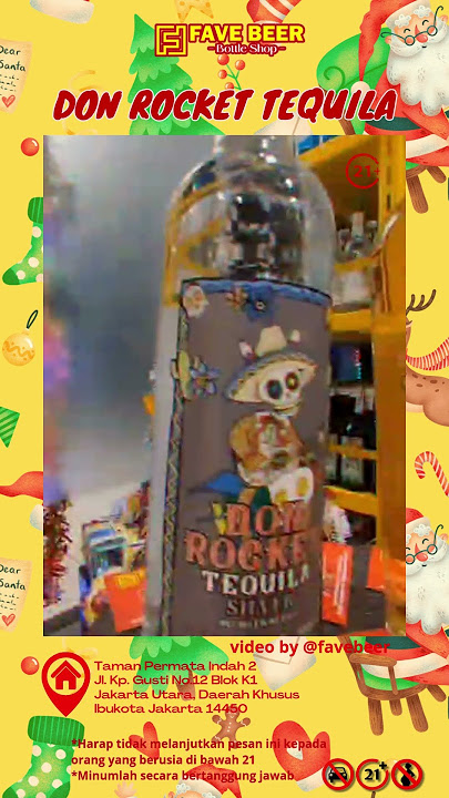 Don Rocket Tequilla #tequila #tokominuman #merrychristmas
